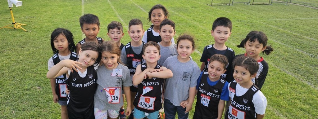 Kids racing at Tiger Wests