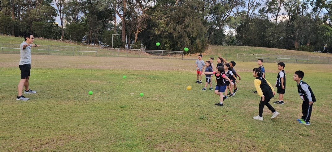 Kids racing at Tiger Wests