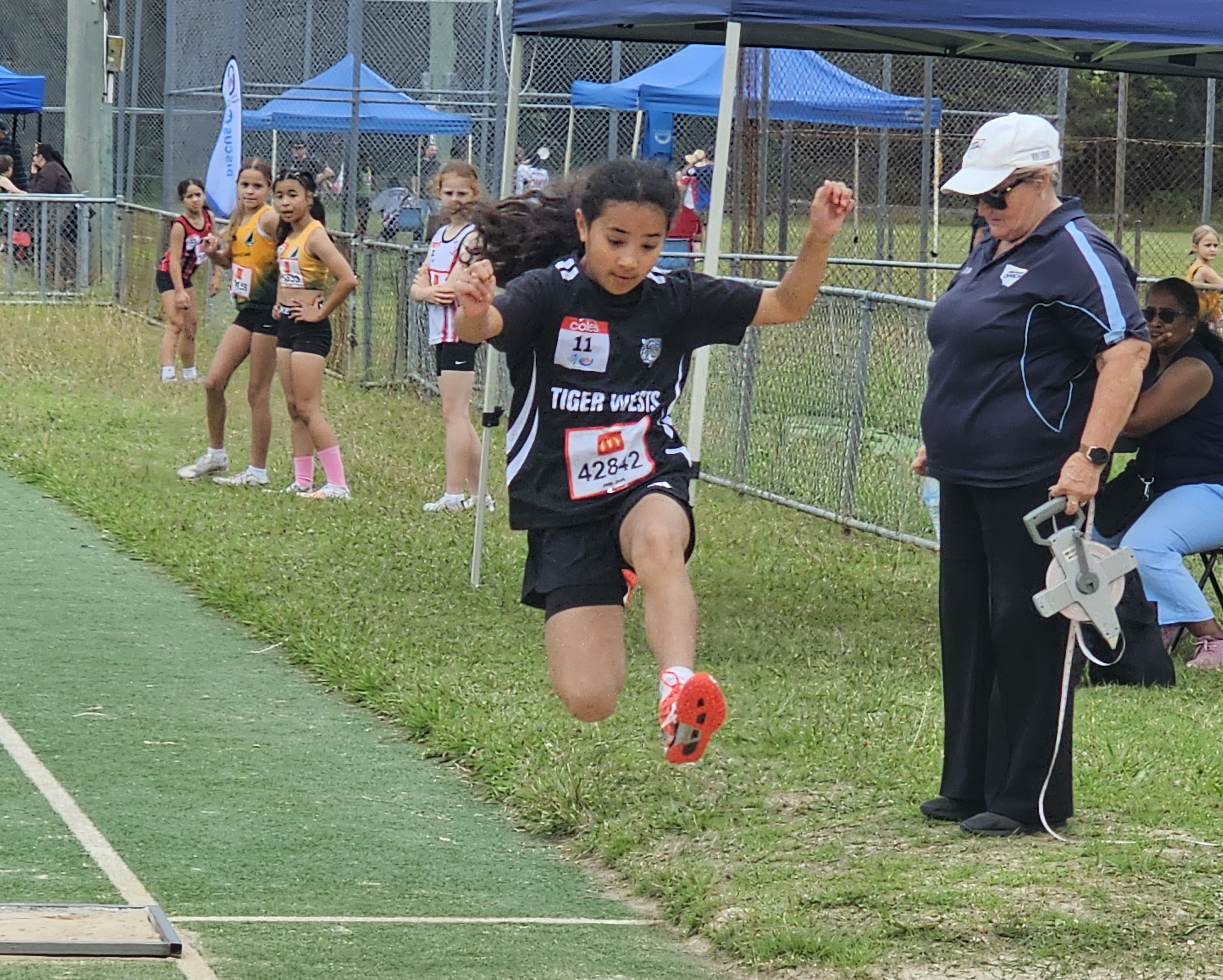 Kids racing at Tiger Wests