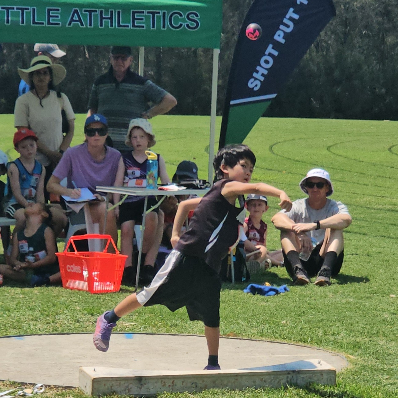 Kids racing at Tiger Wests